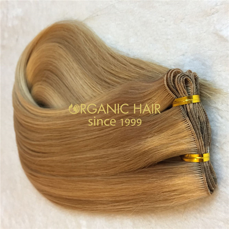 Most popular extension method--hand tied hair extensions H122